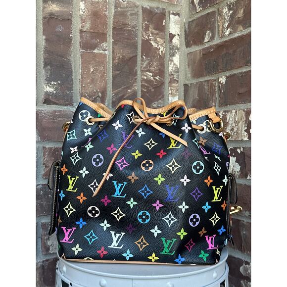 Louis Vuitton Petit Noe Handbag Monogram Multicolor 54679 - Picture 1 of 16
